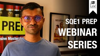 SQE1 Prep Webinar Series 2023