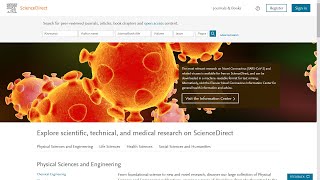 نحوه ی جست و جوی پایگاه اسنادی Science Direct