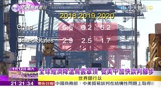 2019.01.12【文茜世界周報】全球經濟降溫烏雲罩頂　促美中加快談判腳步