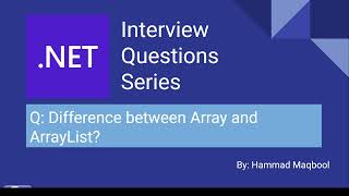 Array vs ArrayList in C#.NET When to use which one?