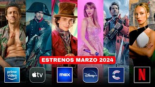 Estrenos MARZO 2024 | Películas y Series en STREAMING (NETFLIX, DISNEY, PRIME, CINES y MAX)