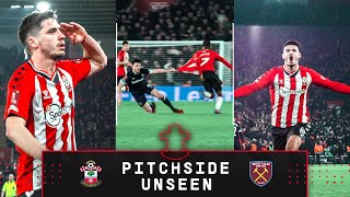 PITCHSIDE UNSEEN: Southampton 3-1 West Ham United | Emirates FA Cup