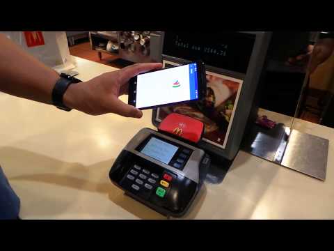 Google wallet tap tap tap to pay, faster in McDonald's Google wallet tap tap tap to pay, faster in McDonald's