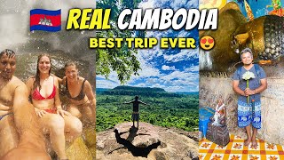 My HAPPIEST Day in CAMBODIA 🇰🇭 Sacred Kulen Mountains, Waterfalls, 1000 Lingas \u0026 More