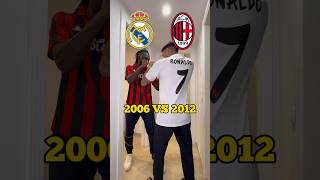 REAL MADRID 2012 VS AC MILAN 2006 (Comparando Plantillas) #realmadridfans #rossoneri #ronaldofans