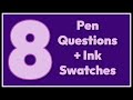 #8penquestions + some ink swatching!