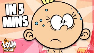 Changing The Baby In 5 Minutes! Lincoln & Lily | The Loud House
