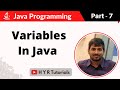P7 - Variables in Java | Core Java |