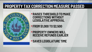 Albany County property tax correction measure passed