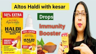 Altos Haldi with kesar Drops | हल्दी के सेवन के सेहत पर होने वाले कमाल के फायदे