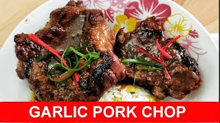 Garlic Pork Chop- How to make them in three simples steps (Asian style)