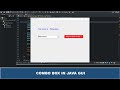 Java GUI Tutorial #43 - Creating A Combo Box In Java GUI Using JComboBox Class