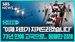 국군 전사자들 유해 고국으로 봉환…당시 기내방송 공개 / SBS / #D리포트