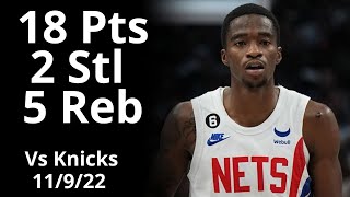 Edmond Summer 18 Pts 5 Reb vs Knicks Highlights