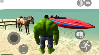 Hulk Superhero Driving Boat and Hours: Indian Bikes Driving Game 3D - Android Gameplay