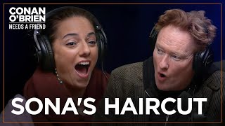 Conan Made Sona Miss Her Haircut | Conan O'Brien Needs A Friend