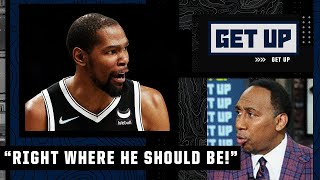 Kevin Durant is 'right where he should be!' - Stephen A. talks KD staying with the Nets | Get Up
