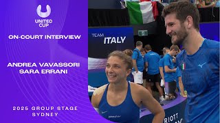 Errani/Vavassori On-Court Interview | United Cup 2025 Group D