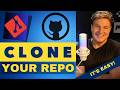 How to Clone a Repository from GitHub #git #bash #local #branch #repo #vscode #command #project #url