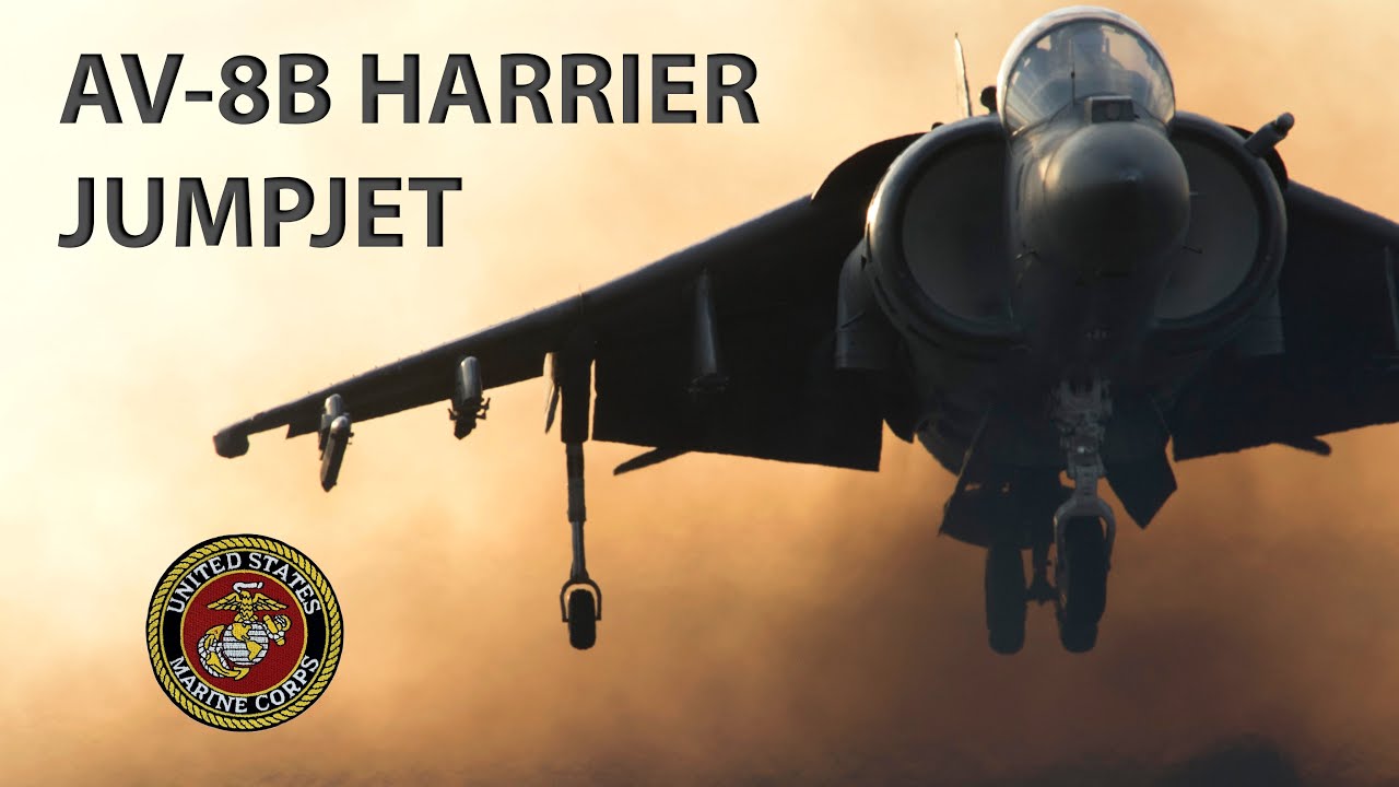 USMC AV-8B Harrier Operations At Sea #aviation - YouTube