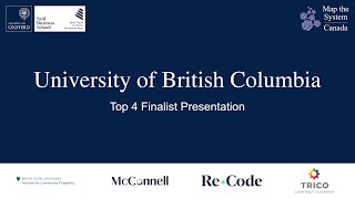 Map the System Canada 2021 | University of British Columbia