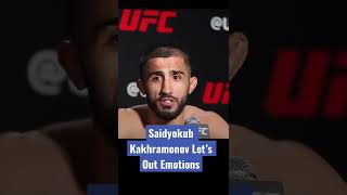 Saidyokub Kakhramonov Gets Emotional Before Fight