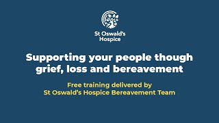 Introducing Grief, Loss and Bereavement Training for employers
