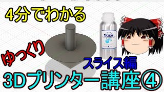 【ゆっくり解説】スライスって何ぞ？｜4分でわかる3Dプリンター④