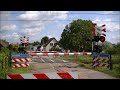 spoorwegovergang geldermalsen dutch railroad crossing