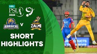 Short Highlights | Karachi Kings vs Peshawar Zalmi | Match 29 | HBL PSL 9 | M1Z2U