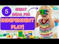 Fun & engaging TODDLER ACTIVITIES that encourage learning, development, and independence AT HOME!