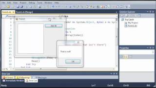 Visual Basic Tutorial - 136 - Finally Statement