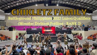 CHIKLETZ FAMILY - Battlegrounds Philippines 2022 Luzon Qualifiers Monster Division Prelims - RANK 2