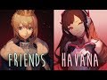 Nightcore - Havana x Friends (Switching Vocals)