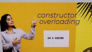 Constructor Overloading Explained with Examples