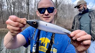 GLIDE BAITS for Early Spring MUSKY Fishing in COLD Water