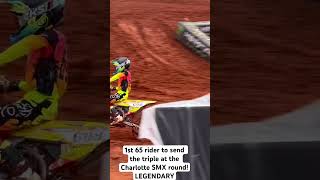 INSANE 65cc Rider SENDS the Triple at Charlotte SMX