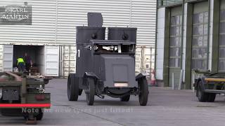 Driving the Irish Army's Peerless armoured car