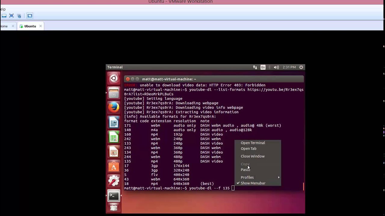 Using Youtube Dl In Linux And Transfer To Windows Youtube