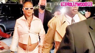 Rihanna & ASAP Rocky Stay Out Partying & Getting Food Until 6:45am After The Met Gala In New York
