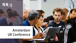 Nielsen Norman Group:  Amsterdam UX Conference