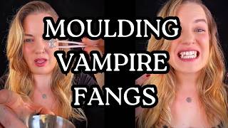 How to Mould Vampire Fangs So They Actually Stay In | Pro SFX Makeup Artist Tips