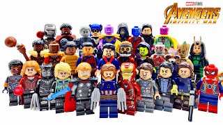 LEGO Avengers Infinity War How To Build / Upgrade All Main Characters