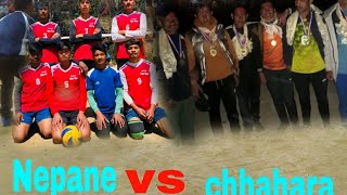 Chhahara Vs Nepane Vollyball Game