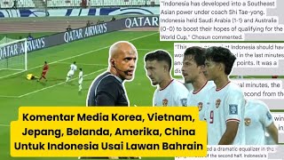 Komentar Media Korea, Vietnam, Jepang, Belanda, Amerika, China Untuk Indonesia Usai Lawan Bahrain