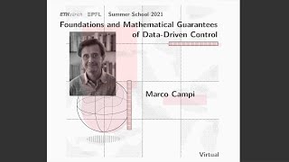 Data-Driven Decision Making and the Scenario Approach -- Marco Campi (part 1)