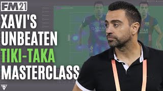 Xavi Tiki-Taka Masterclass | Xavi Al Sadd Tactical Analysis & FM21 Tactic | Best FM21 Tactics