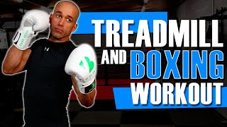 Boxing workout and Conditioning using Treadmill from Matrix Fitness - Low Impact Workout