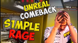 Unreal COMEBACK from S1mple on FPL! The team thought they had already lost, but S1mple took the AWP!