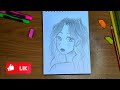 anime girl step by step more easy drawings wow draw